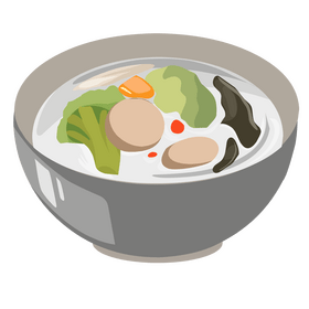 Vegetable soup clipart