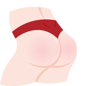 Woman butt clipart