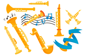 Clarinet vector
