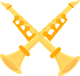 Clarinet Dual clipart