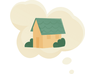 Dream house Cloud clipart