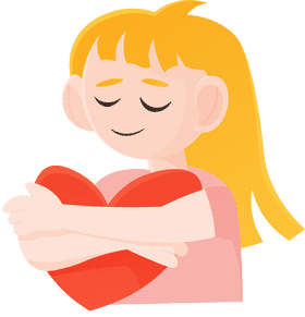 Hug Heart clipart
