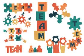 Team Building vector