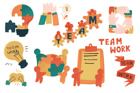 Team Work vector