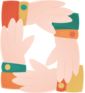 Team Work Hands clipart