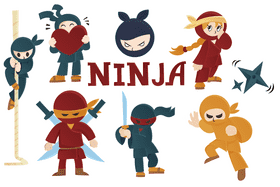 Ninja vector