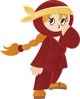 Ninja Girl clipart