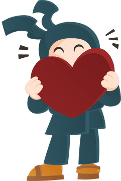 Ninja Heart clipart