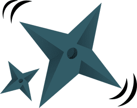 Ninja Shuriken clipart