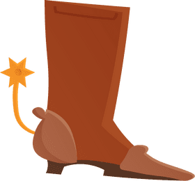 Rodeo Boot clipart