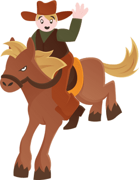 Rodeo Horse clipart