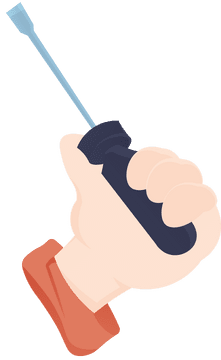 Screwdriver Hand clipart