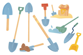 Shovel vector