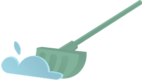 Snow shovel clipart