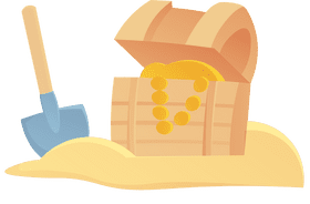 Shovel Treasure clipart