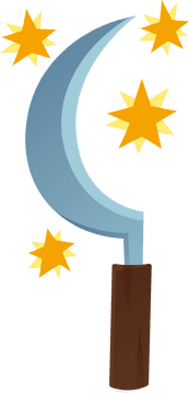 Sickle Stars clipart