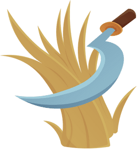 Sickle Wheat clipart