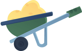 Wheelbarrow Sand clipart