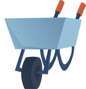 Wheelbarrow clipart