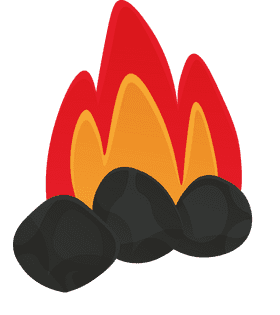 Coal Fire clipart
