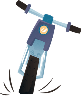 Dirt Bike Modern Front clipart