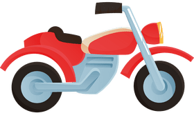 Dirt Bike Retro clipart