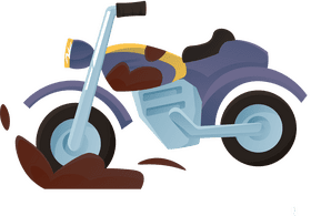 Dirt Bike Retro clipart