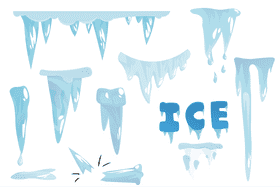 Icicles vector