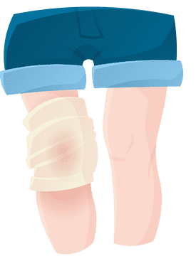 Knee Bandage clipart
