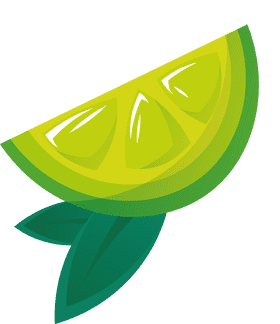 Lime Piece Leaves clipart