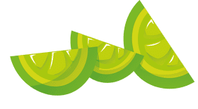 Lime Pieces clipart