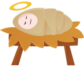 Manger Newborn clipart