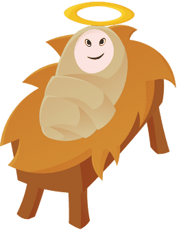 Manger Newborn clipart