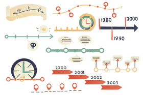 Timeline vector