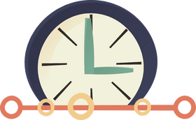 Timeline Clock clipart