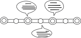 Timeline Notes black and white clipart