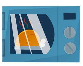 Microwave Chicken clipart