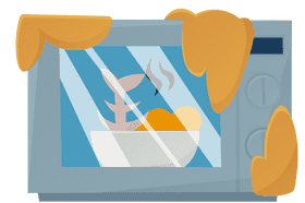 Microwave Dirty clipart