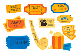 Movie Ticket vector