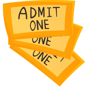 Movie Ticket Triple clipart