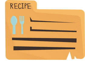 Recipe Card clipart