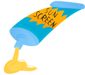 Sunscreen Tube clipart