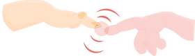 Touch clipart