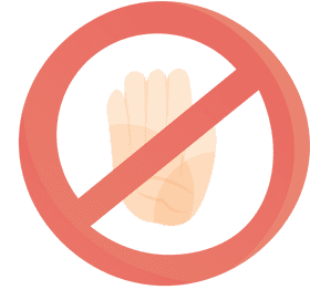 Touch Ban clipart