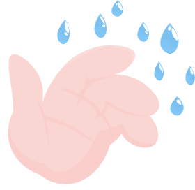 Touch Water Drops clipart