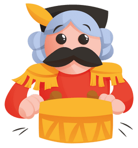 Nutcracker Drum clipart