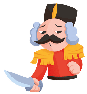 Nutcracker Knife clipart