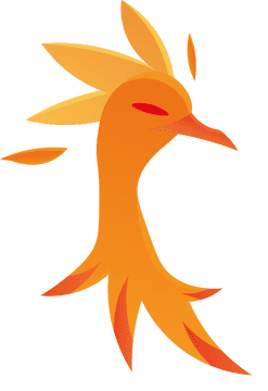 Phoenix Head clipart