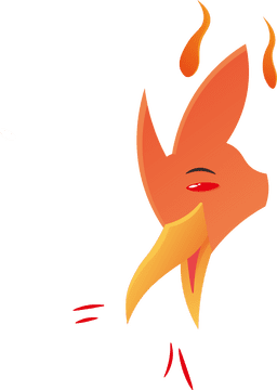 Phoenix Head clipart
