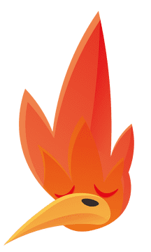 Phoenix Head clipart